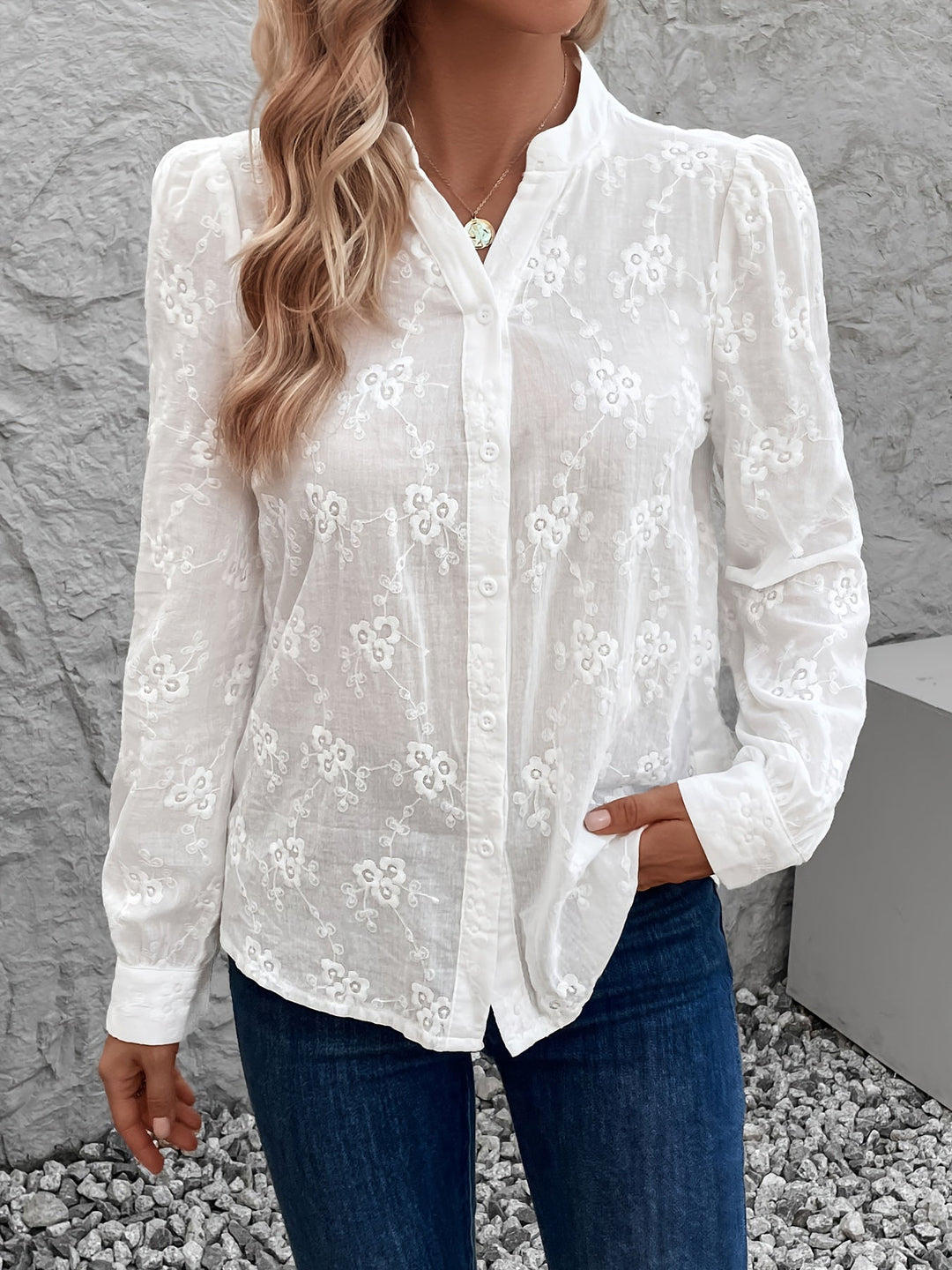 Isabelle | Elegant Cotton Blouse